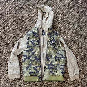 Andy & Evan Camouflage and Gray Hoodie